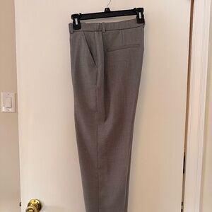 Gray Straight Leg Trouser